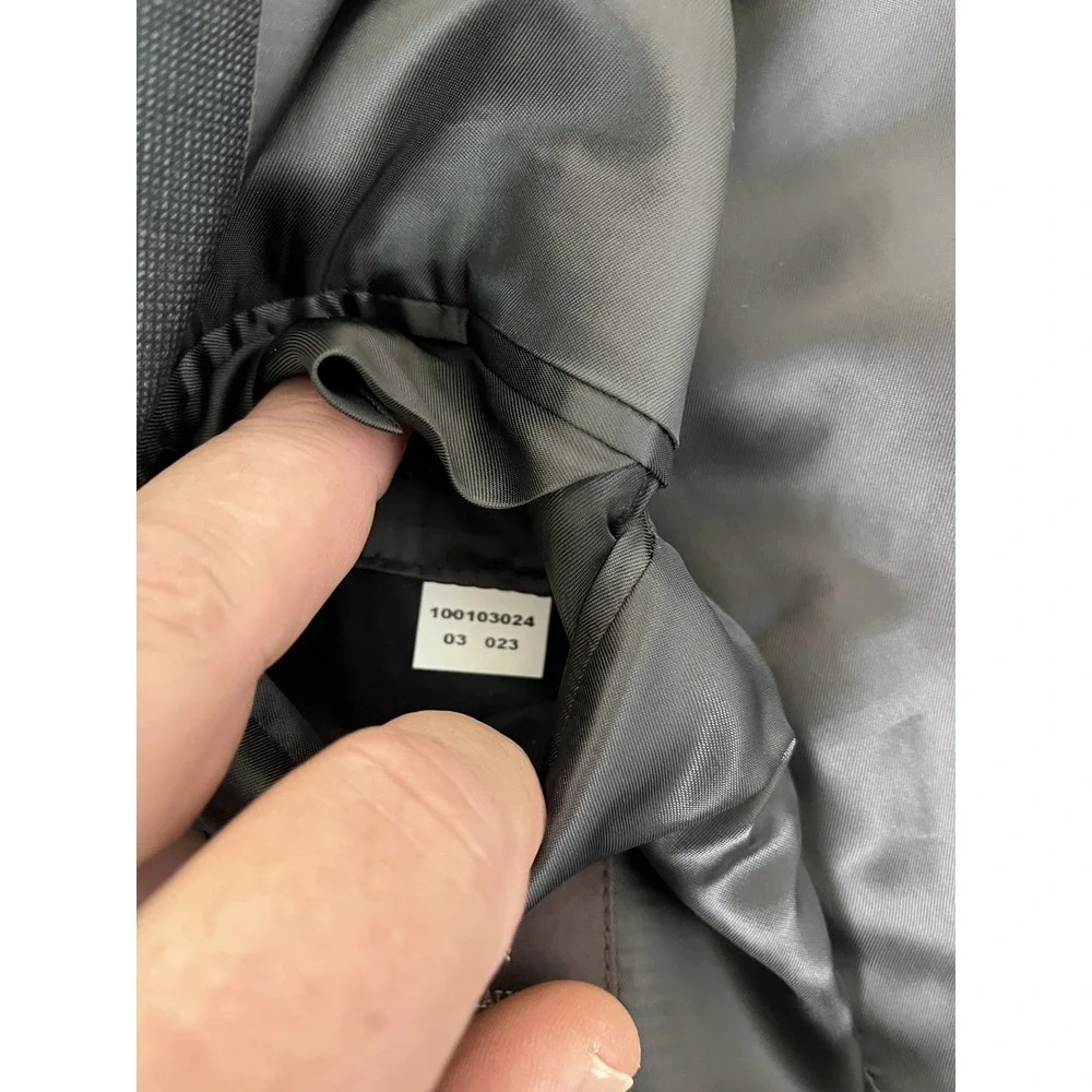 Brooks Brothers Vitale Barberis Canonico Regent Fit Gray Blazer Wool Size 46R‎